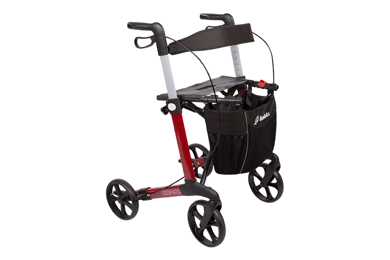Mobilex, Rollator Leopard, rot