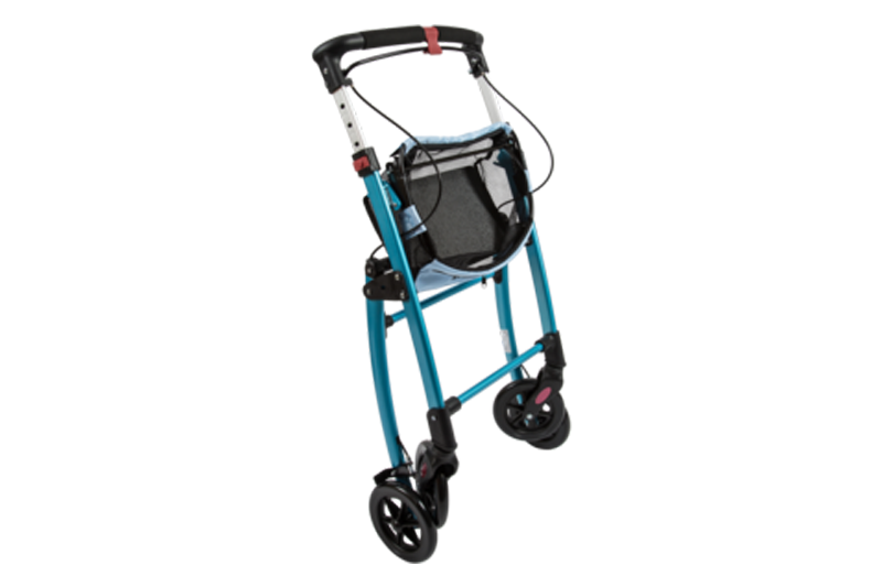 Mobilex, Wohnraumrollator zusammengelegt